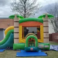 Double Slide Bounce House