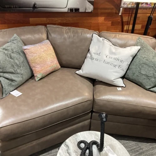 Leather Sectional - Image 2