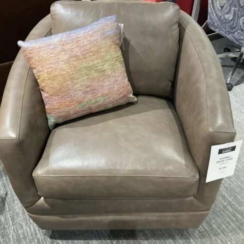 Leather Swivel Chair - Image 2