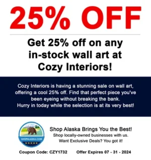 Cozy Coupon 25% Off Wall Art