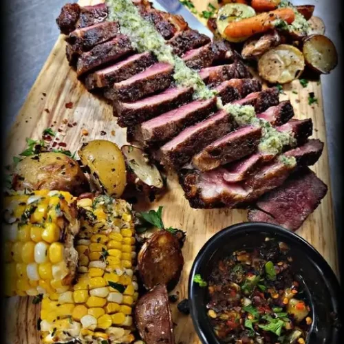 16OZ 45 Day Dry Aged Ribeye Platter