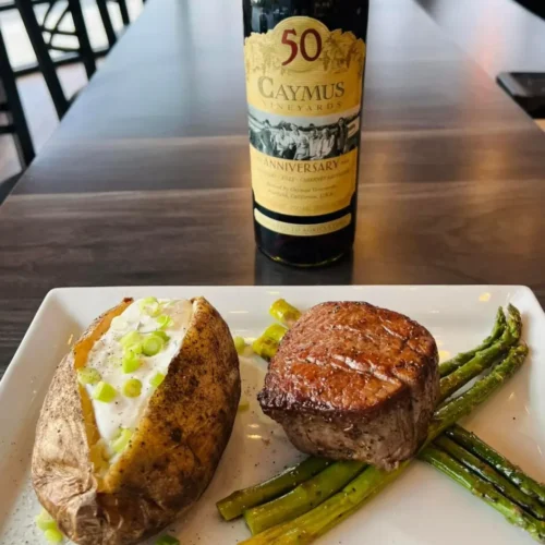 Corks and Hops Filet Mignon Dinner