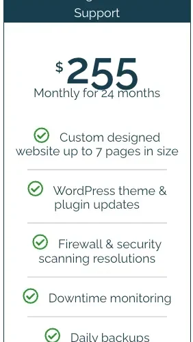 Custom Investment Website Design Package