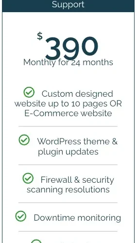 Growth Investment Website Design Package